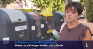 RTVE Catalunya posa el focus en la problemàtica de les escombraries a Cunit